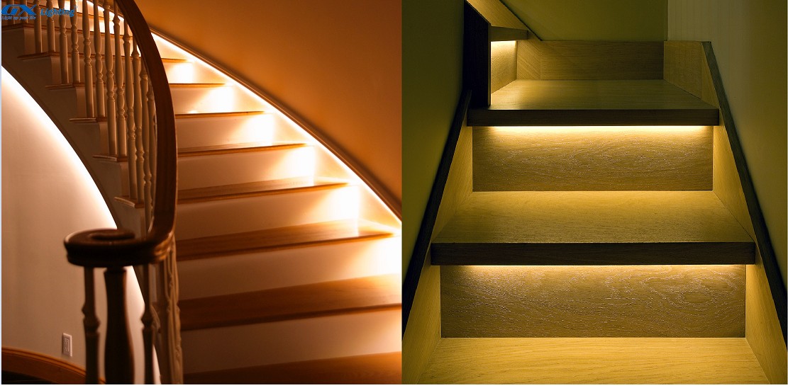 Cách chọn đèn LED chiếu sáng cầu thang - TOP các mẫu đèn cầu thang